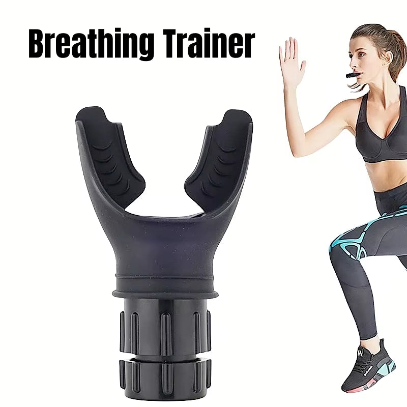 Sports Breathing Trainer Respiratory Mouthpiece - Fitness Equipment for Home Health Care