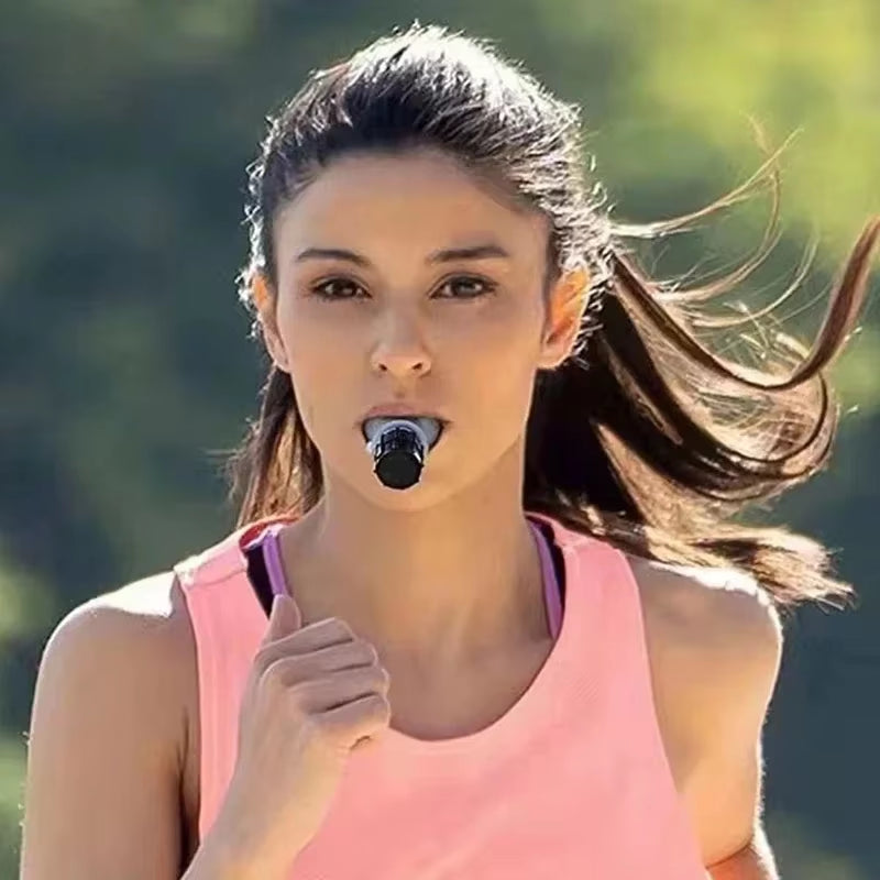 Sports Breathing Trainer Respiratory Mouthpiece - Fitness Equipment for Home Health Care